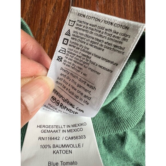 ripndrip long sleeve Graphic  t-shirt Forest Green small - Picture 8 of 12